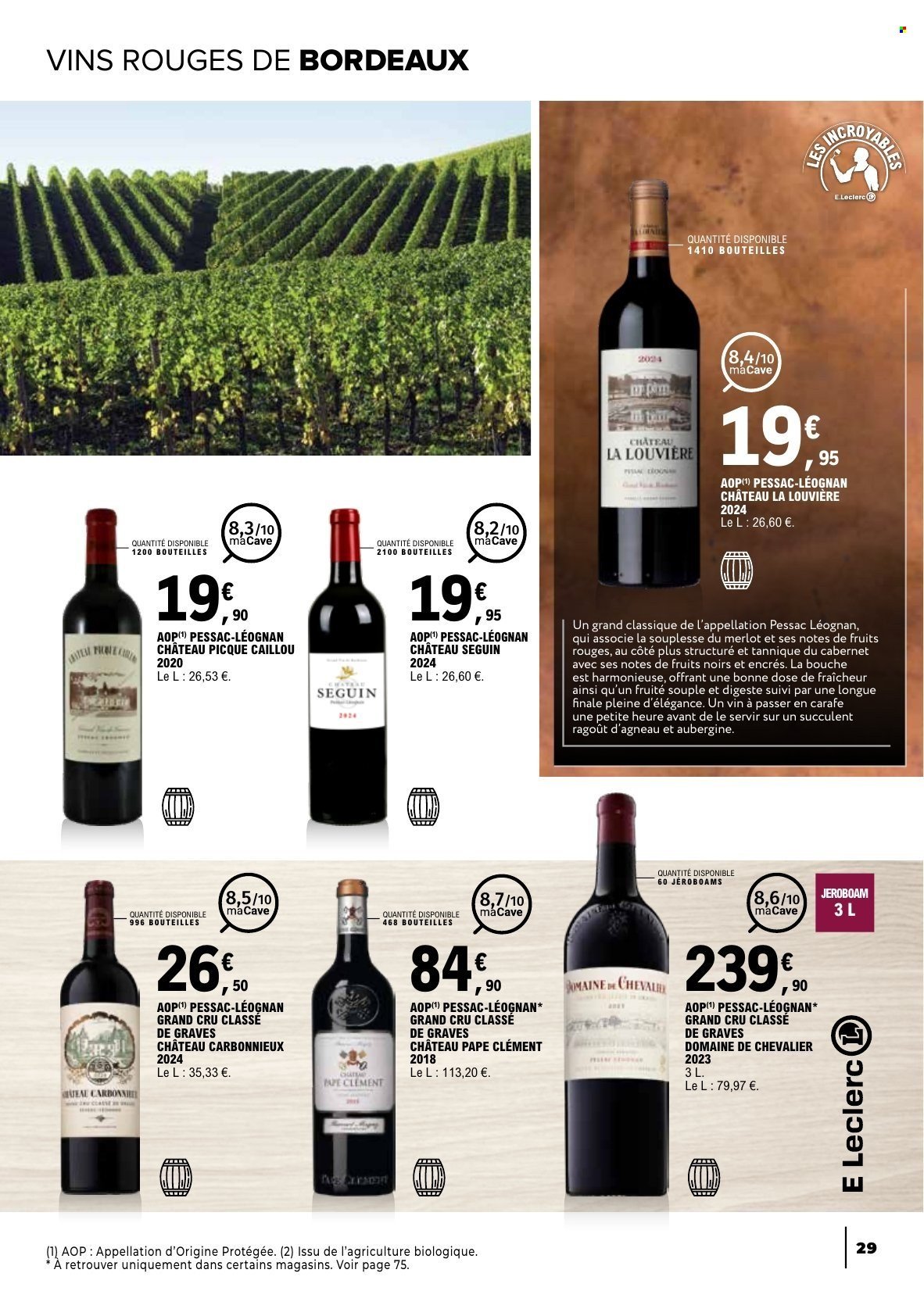 Catalogue E.LECLERC - Foire aux Vins