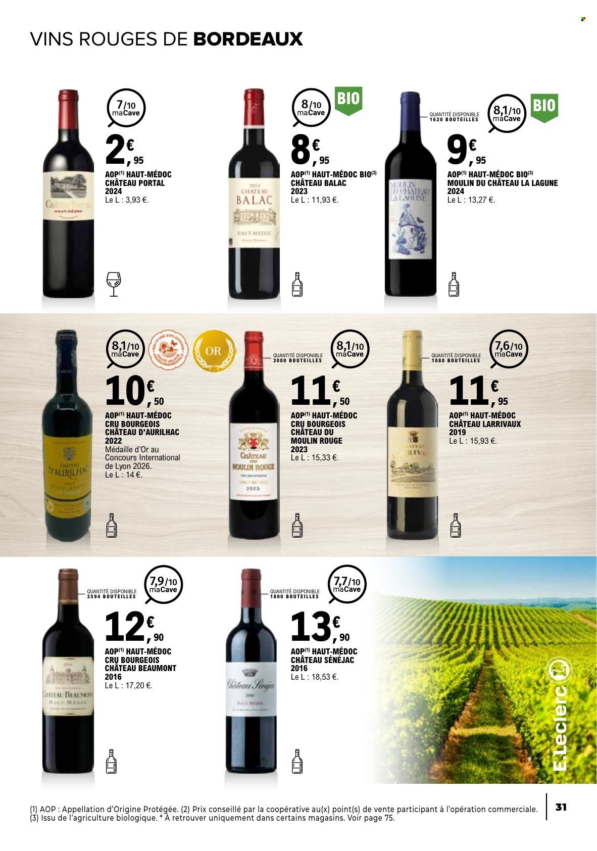 Catalogue E.LECLERC - Foire aux Vins