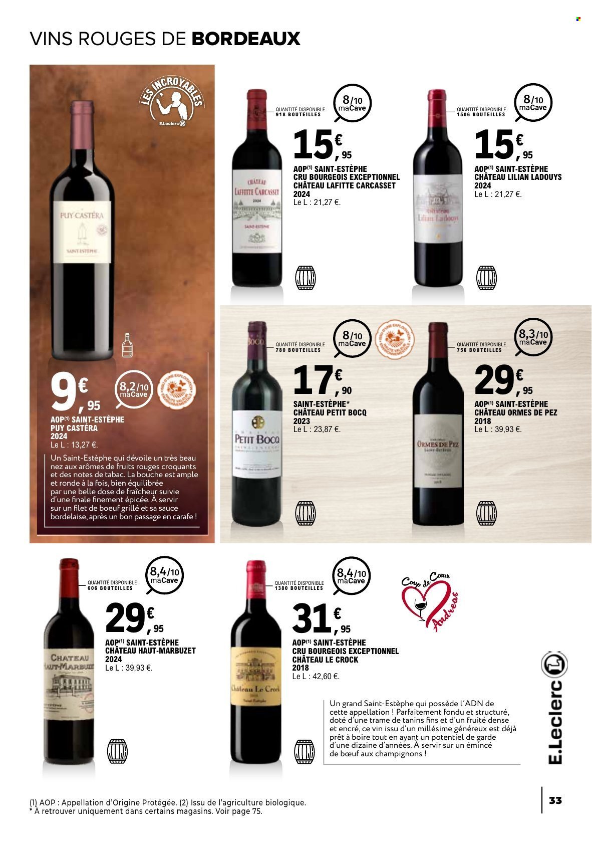 Catalogue E.LECLERC - Foire aux Vins
