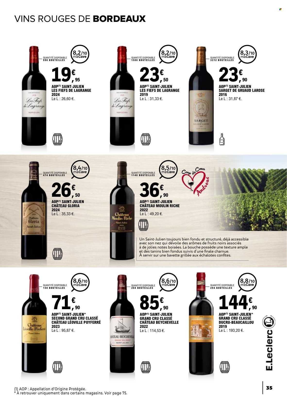 Catalogue E.LECLERC - Foire aux Vins