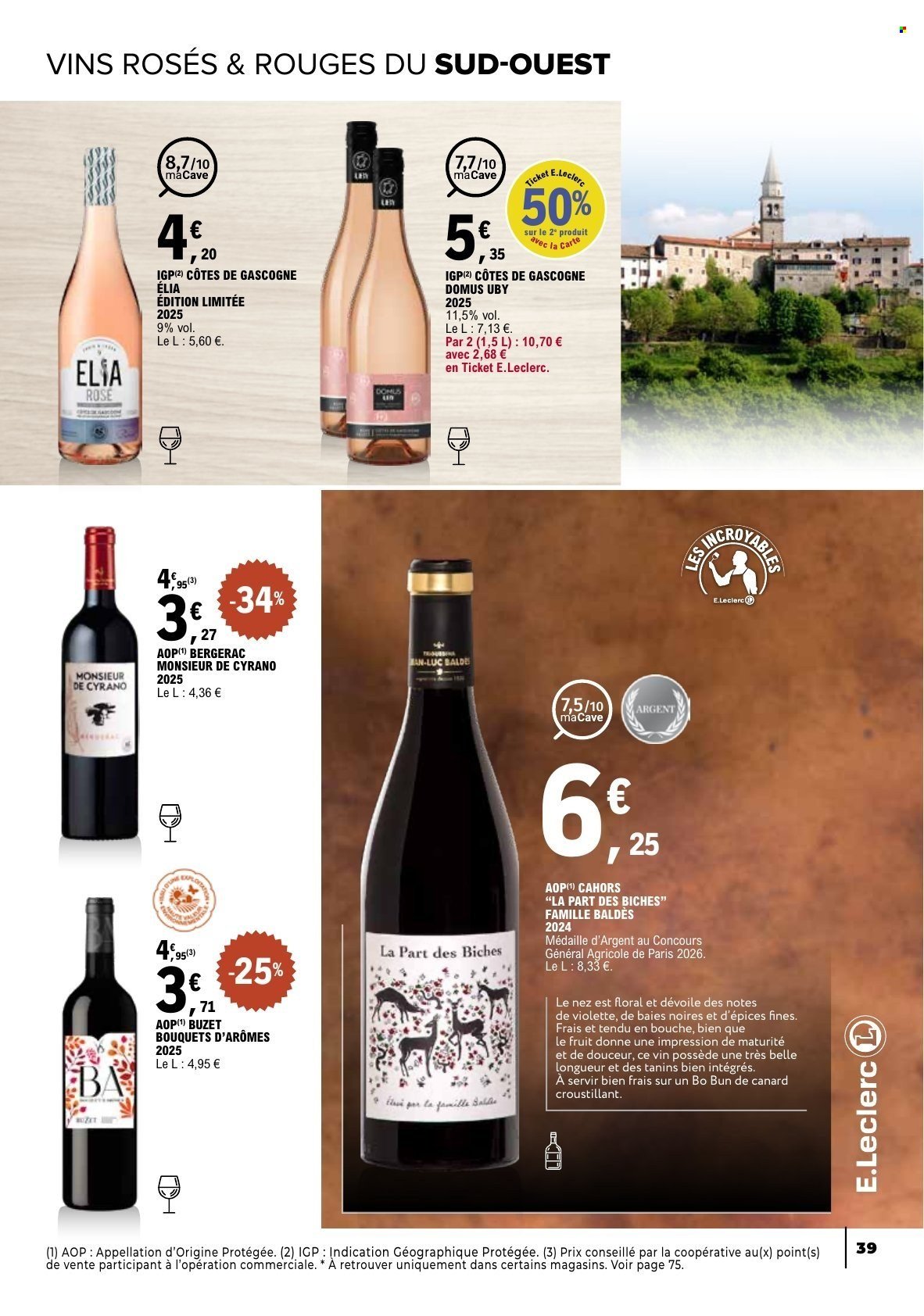 Catalogue E.LECLERC - Foire aux Vins
