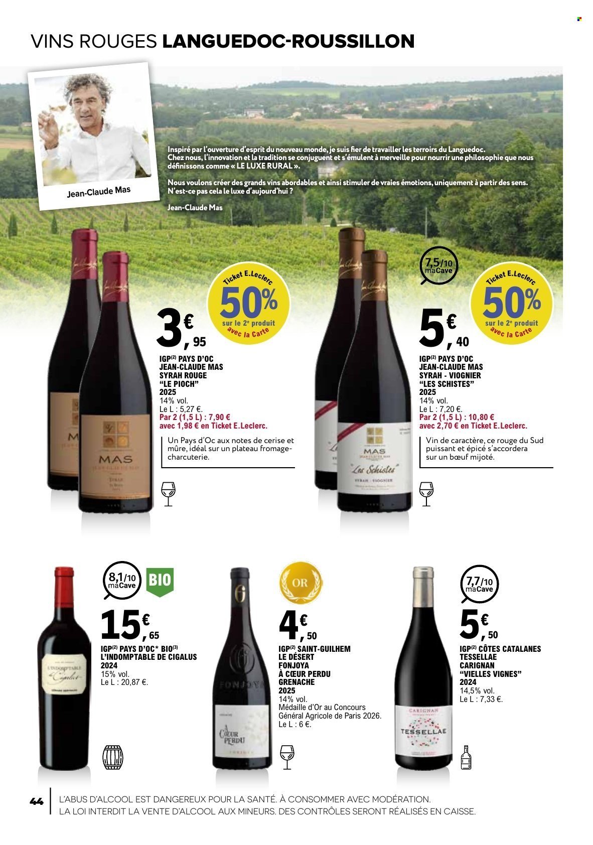 Catalogue E.LECLERC - Foire aux Vins
