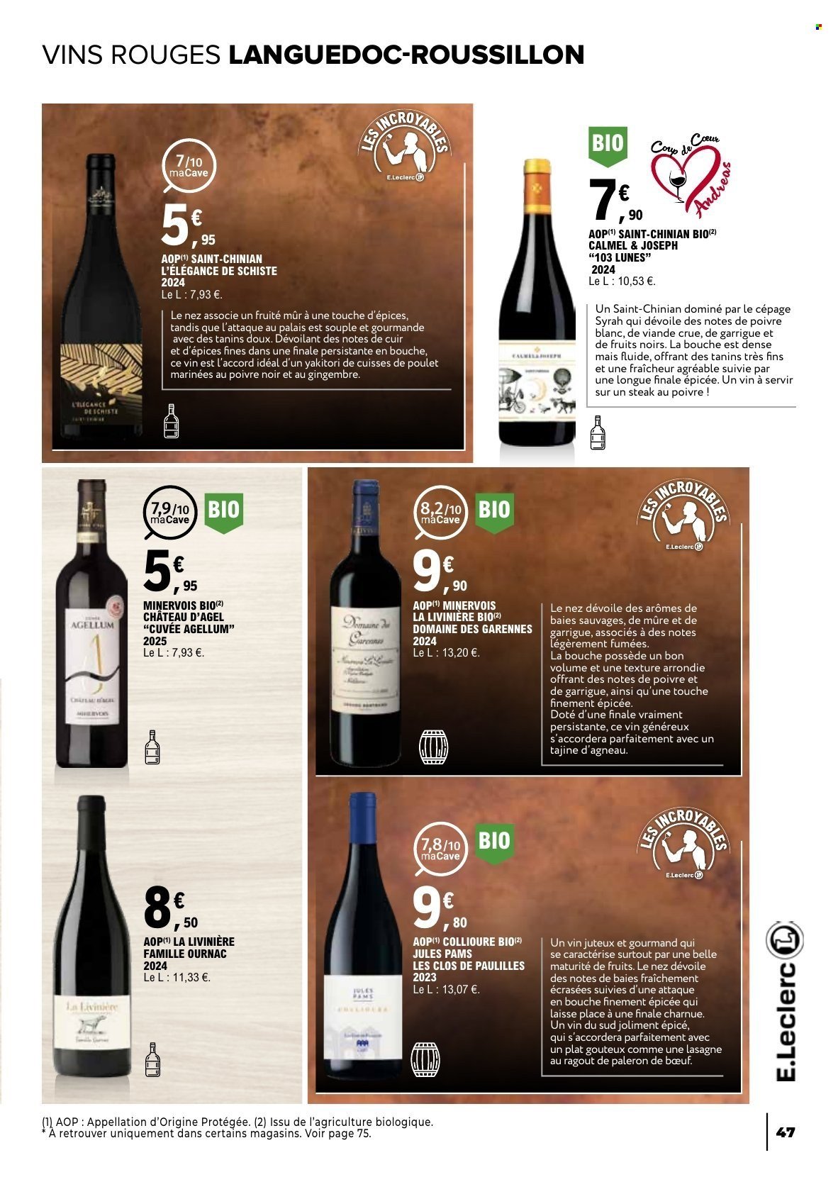 Catalogue E.LECLERC - Foire aux Vins