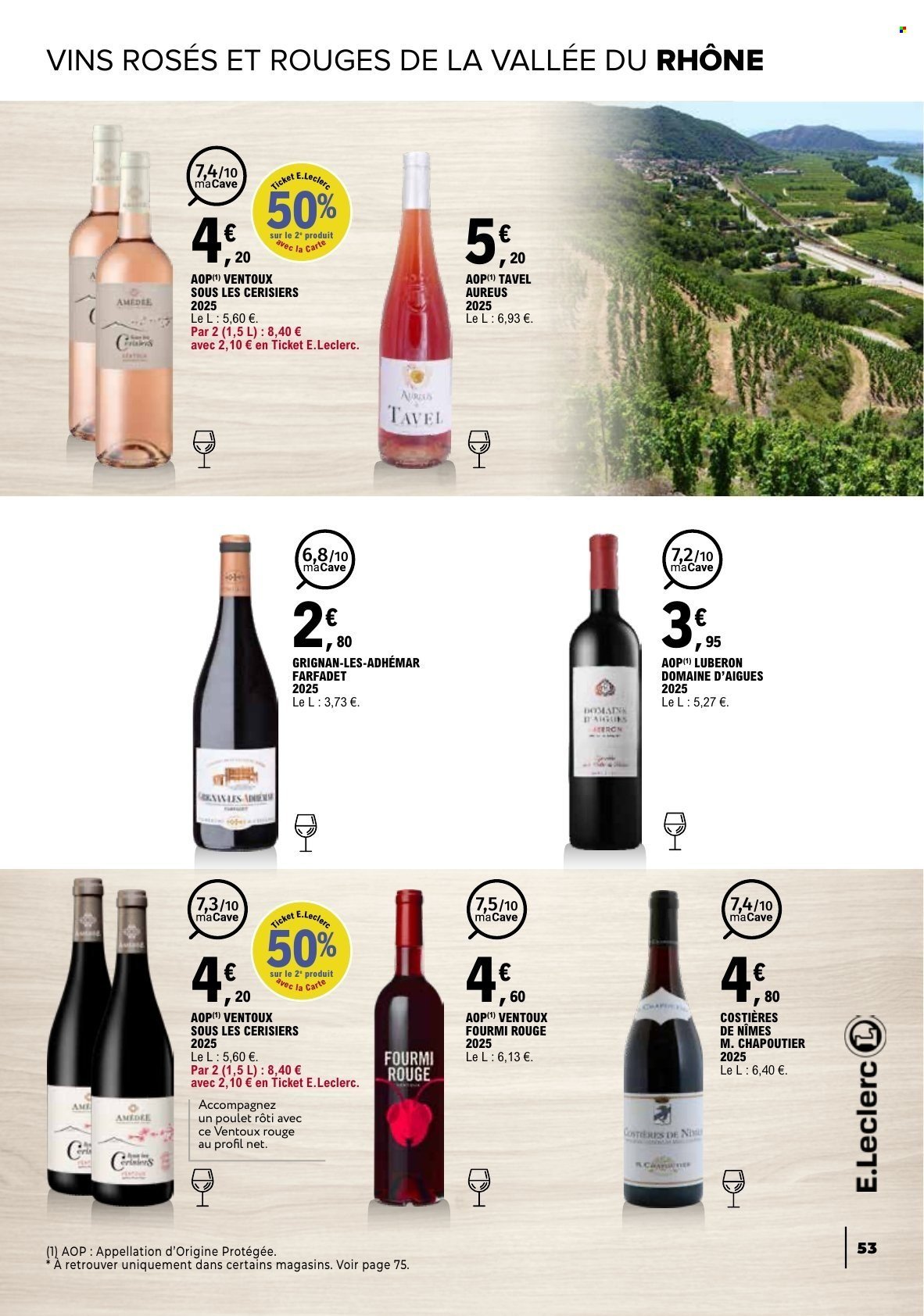 Catalogue E.LECLERC - Foire aux Vins