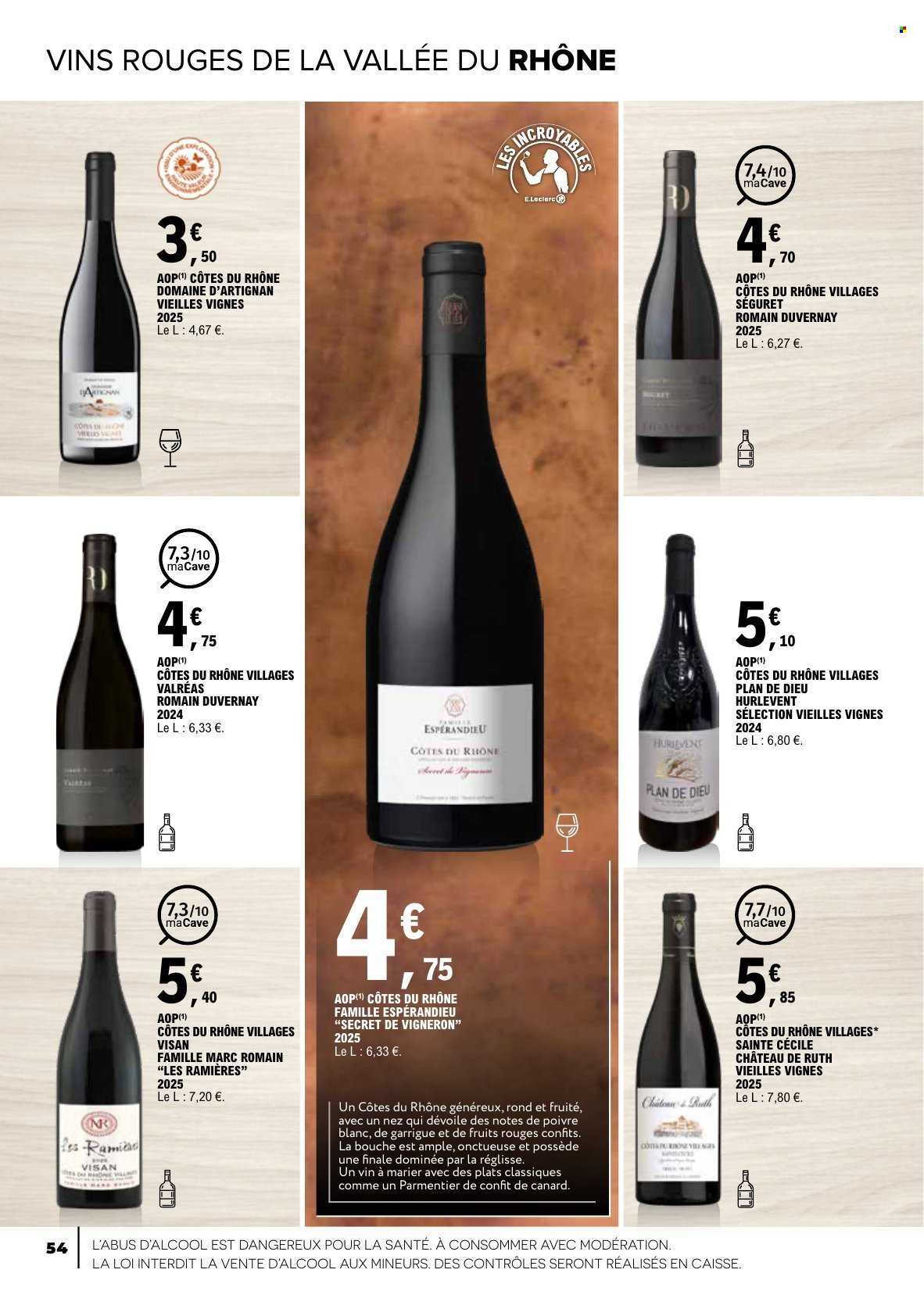 Catalogue E.LECLERC - Foire aux Vins