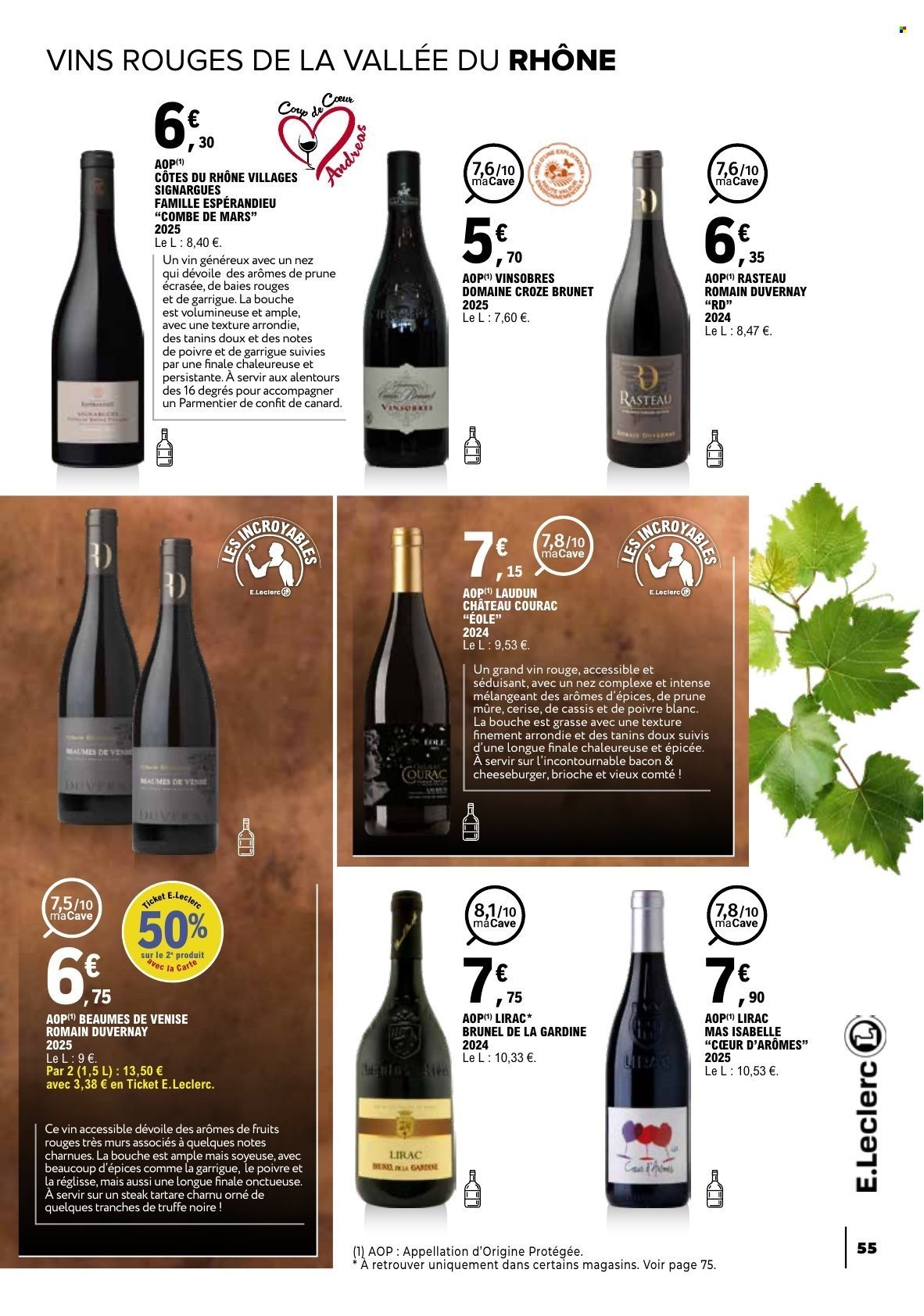 Catalogue E.LECLERC - Foire aux Vins