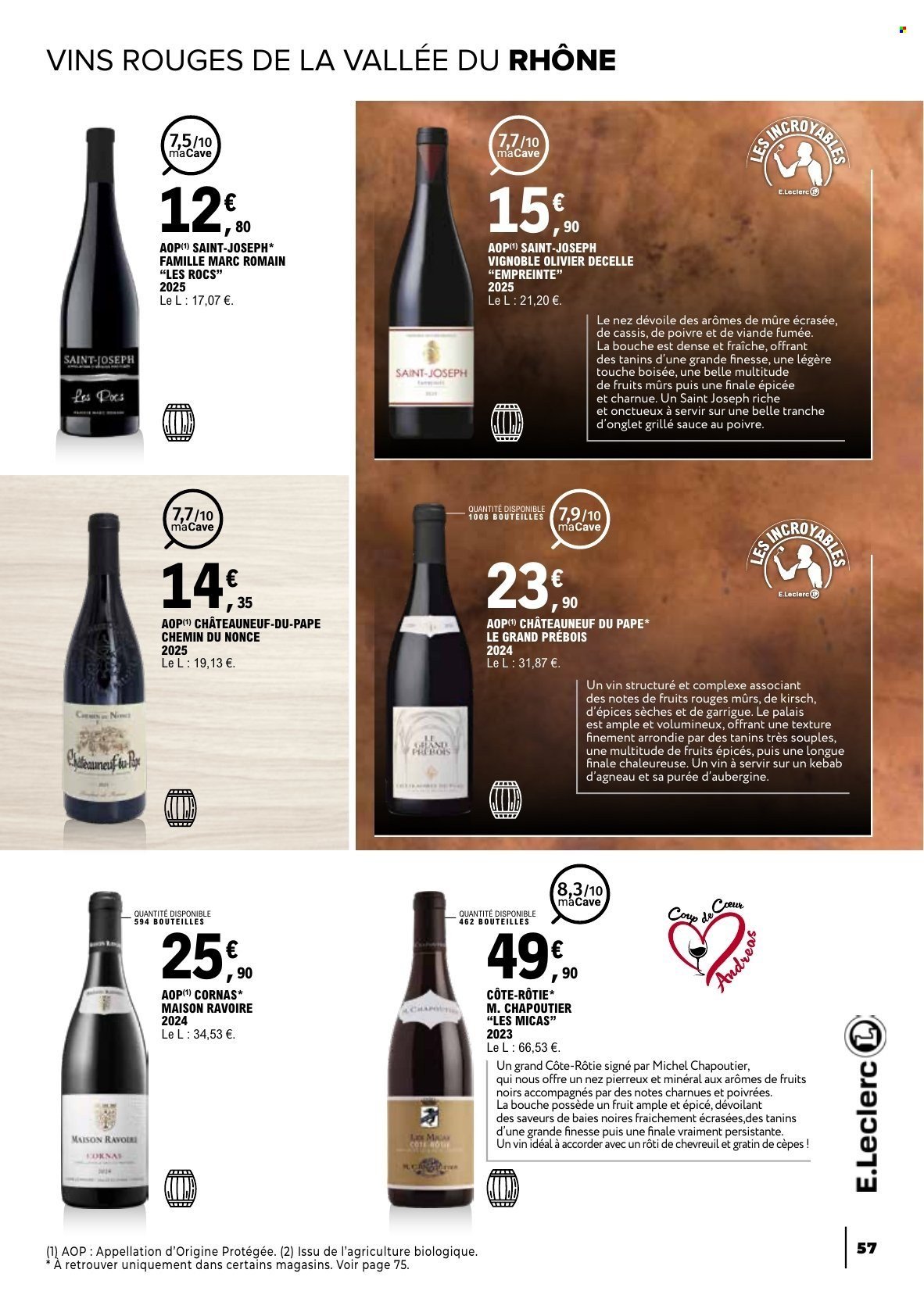 Catalogue E.LECLERC - Foire aux Vins