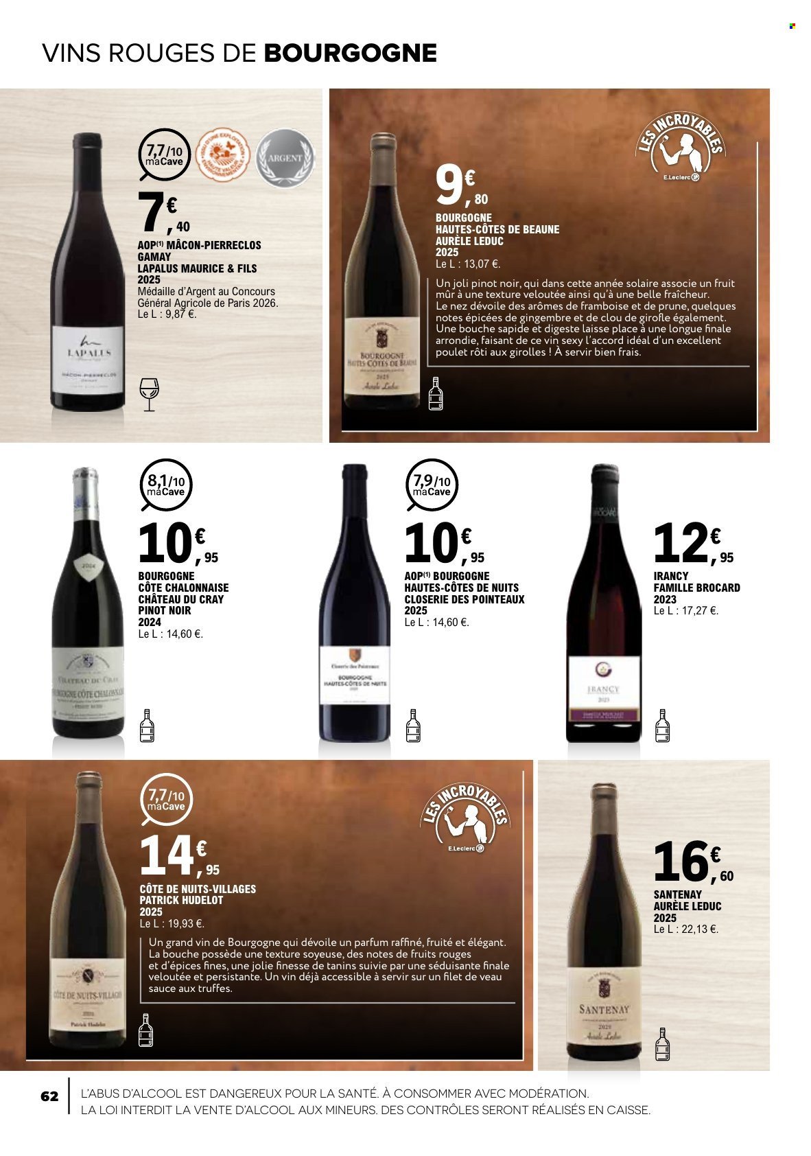 Catalogue E.LECLERC - Foire aux Vins