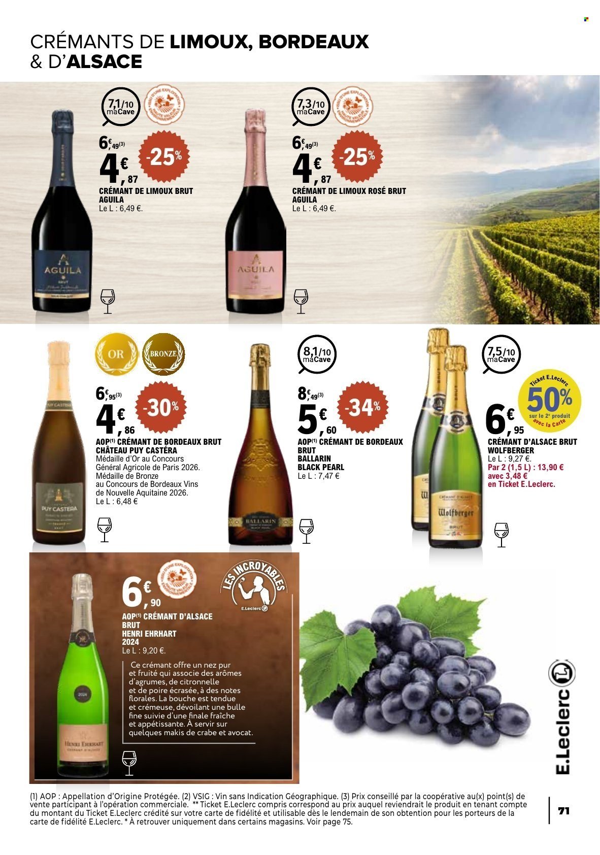 Catalogue E.LECLERC - Foire aux Vins