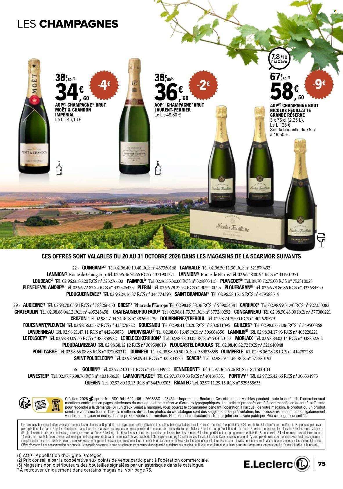 Catalogue E.LECLERC - Foire aux Vins