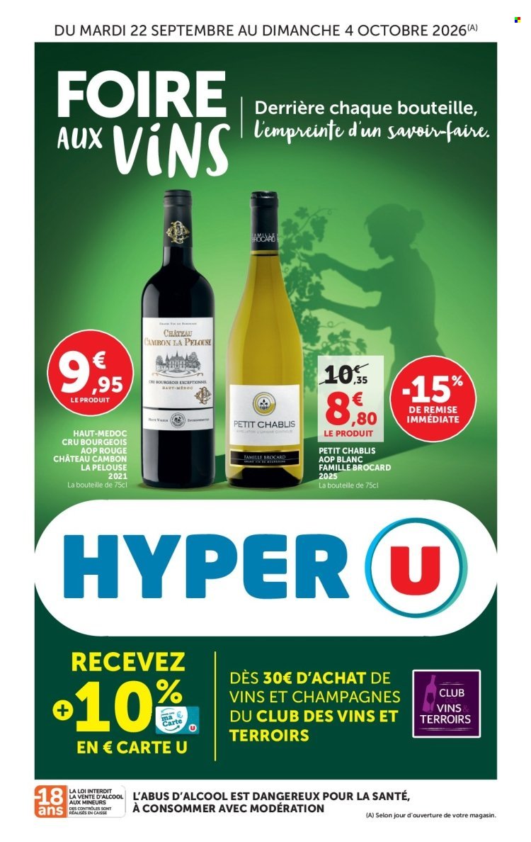 Catalogue HYPER U - FOIRE AUX VINS consultation en avant-première !