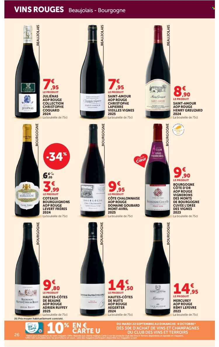 Catalogue HYPER U - FOIRE AUX VINS consultation en avant-première !