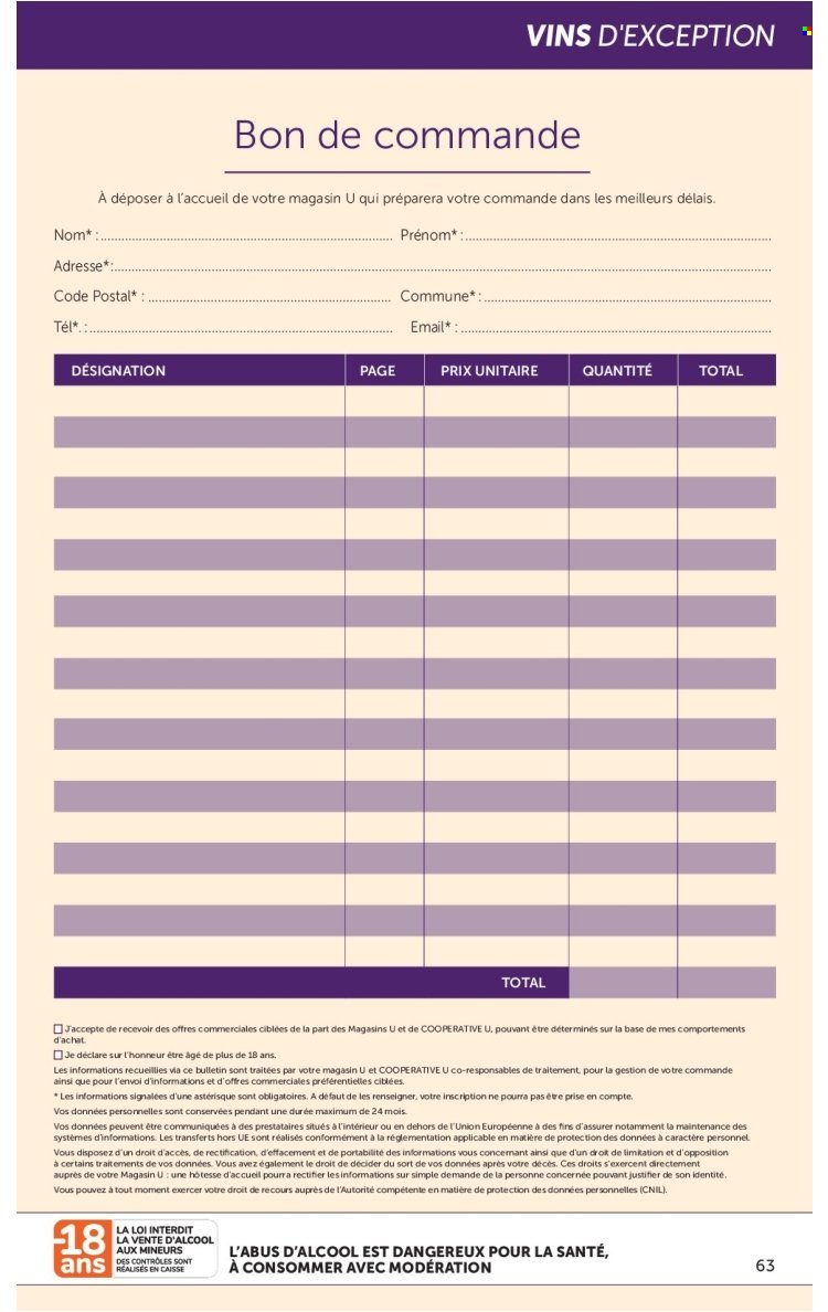 Catalogue HYPER U - FOIRE AUX VINS consultation en avant-première !