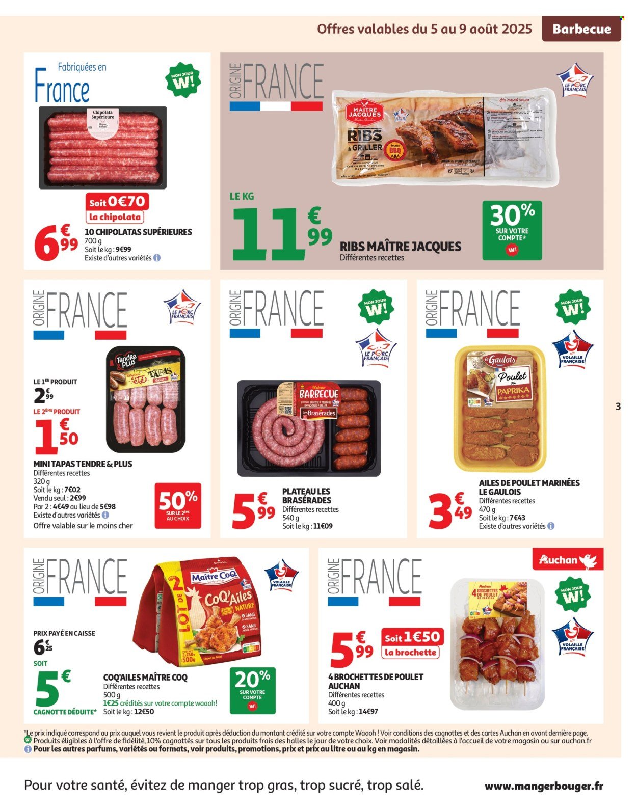 Catalogue AUCHAN - Un été sans flamber votre budget (2025-08-05 - 2025-08-17)