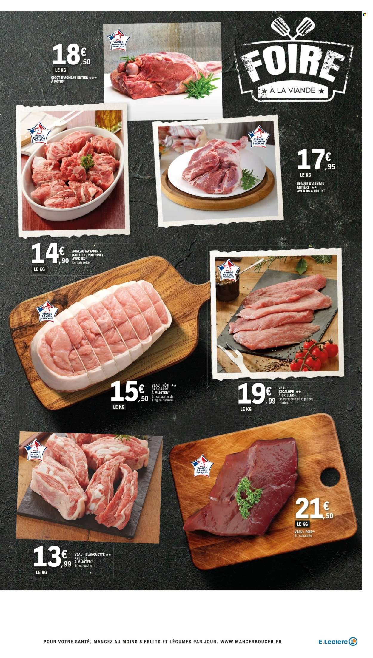 Catalogue E.LECLERC - FOIRE A LA VIANDE