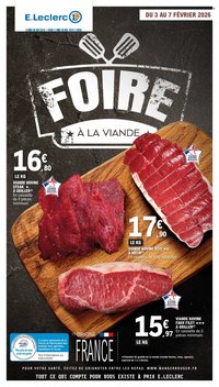 Catalogue E.LECLERC - FOIRE A LA VIANDE