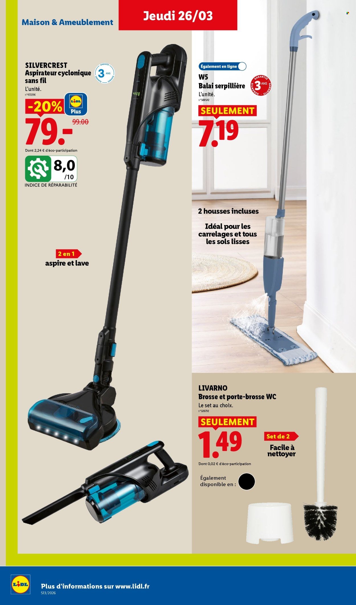 Catalogue LIDL - Les bonnes affaires de la semaine (2026-03-26 - 2026-03-30)