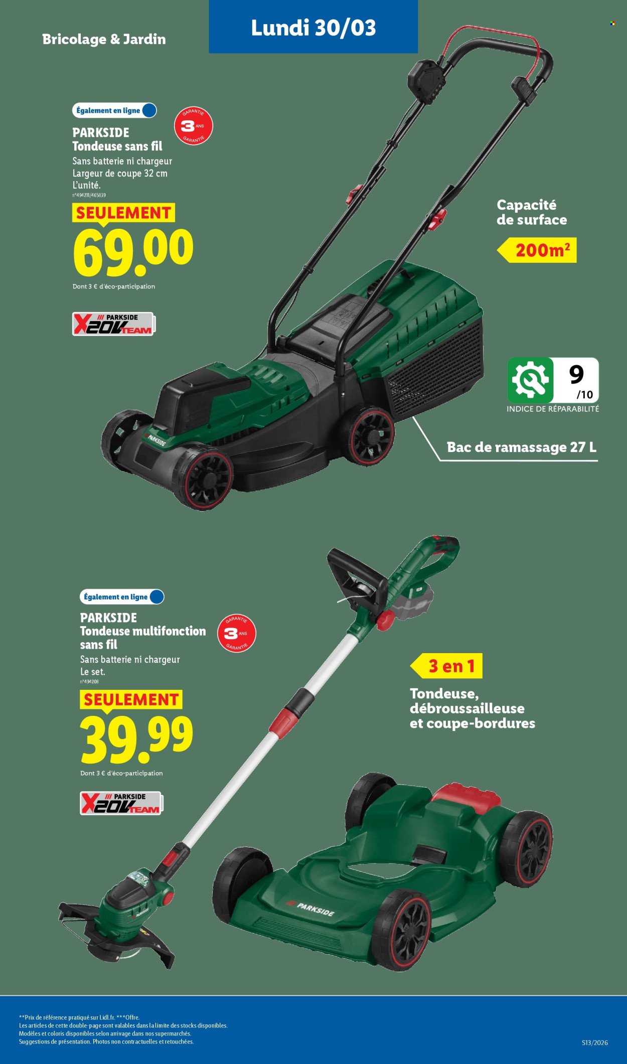 Catalogue LIDL - Les bonnes affaires de la semaine (2026-03-26 - 2026-03-30)