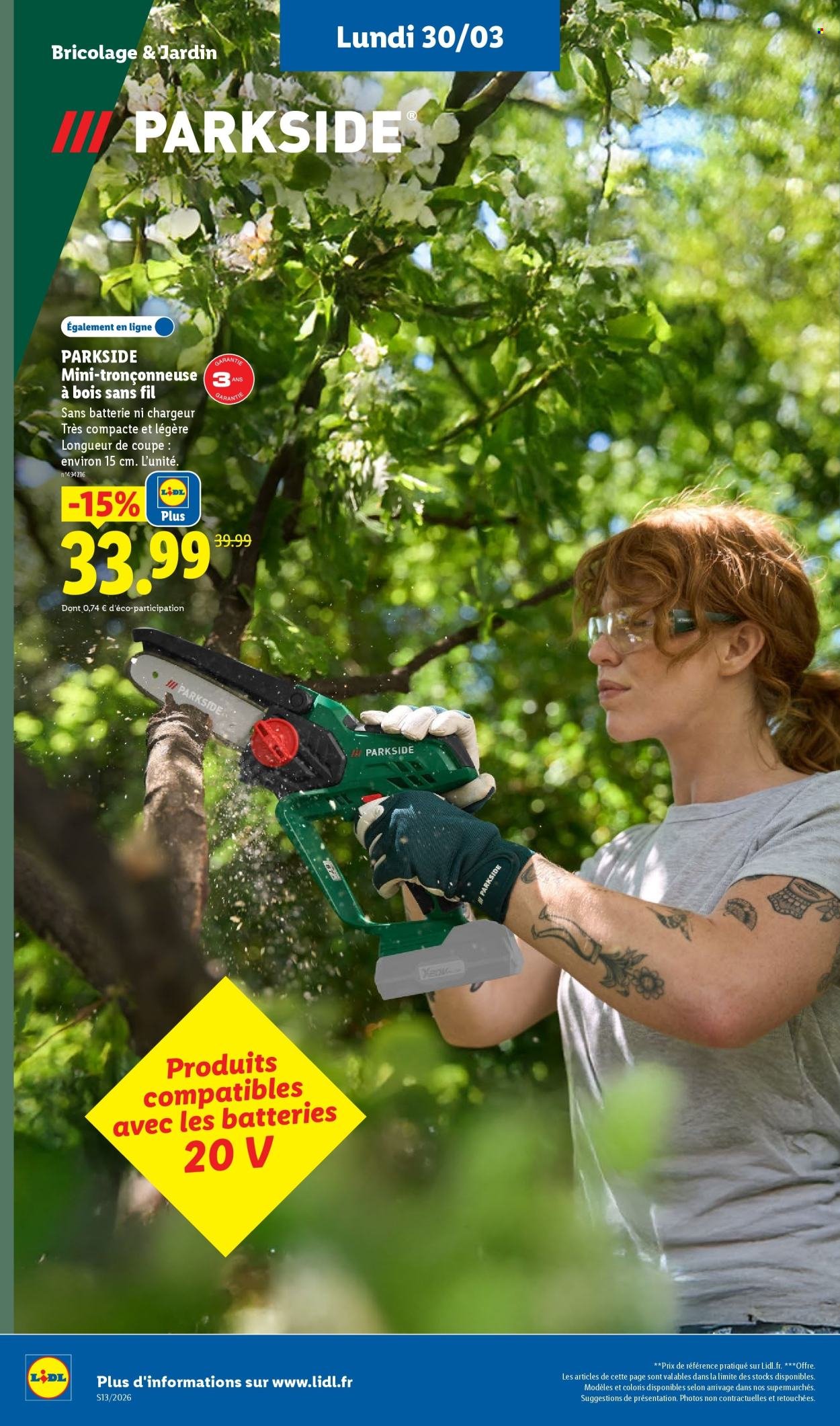 Catalogue LIDL - Les bonnes affaires de la semaine (2026-03-26 - 2026-03-30)