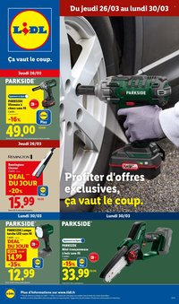 Catalogue LIDL - Les bonnes affaires de la semaine