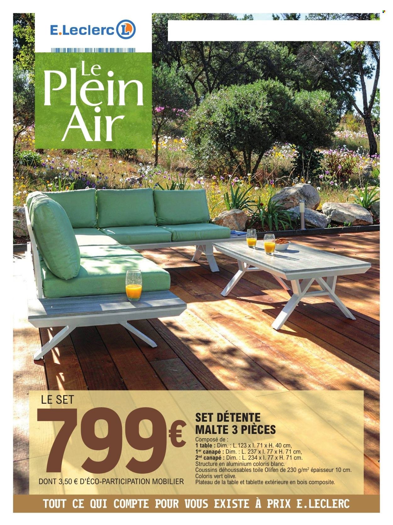 Catalogue E.LECLERC - PLEIN AIR GSA