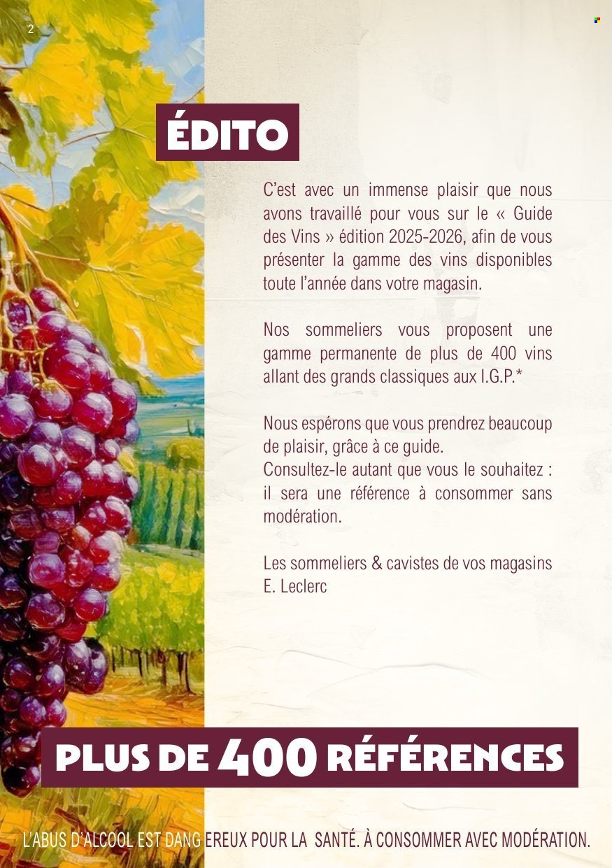 Catalogue E.LECLERC - GUIDE DES VINS 2025/2026 (2025-09-03)