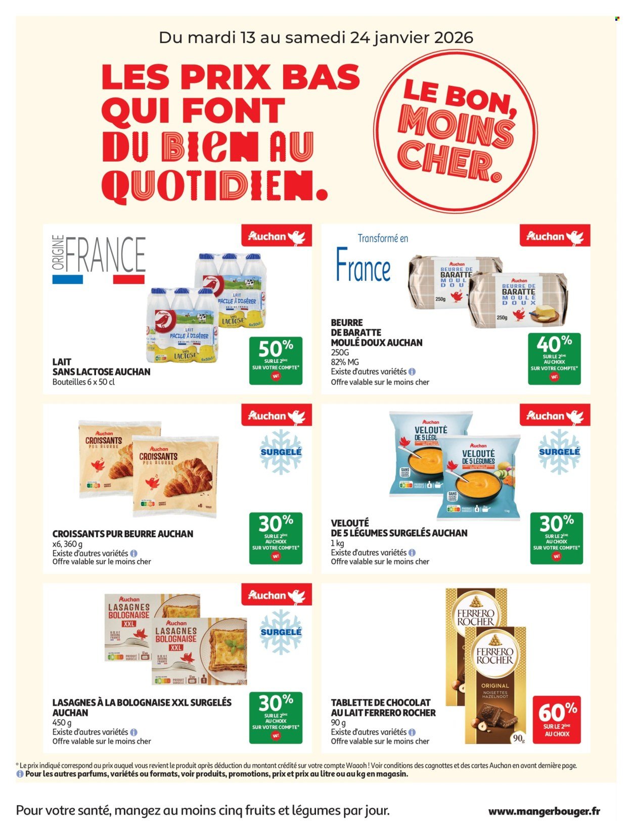 Catalogue AUCHAN - Prix bas au quotidien