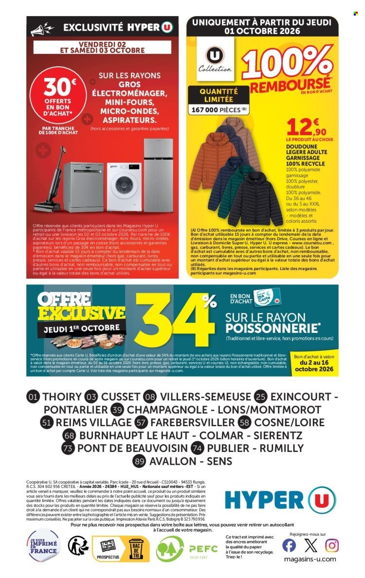 Catalogue HYPER U - Les prix bas de la semaine