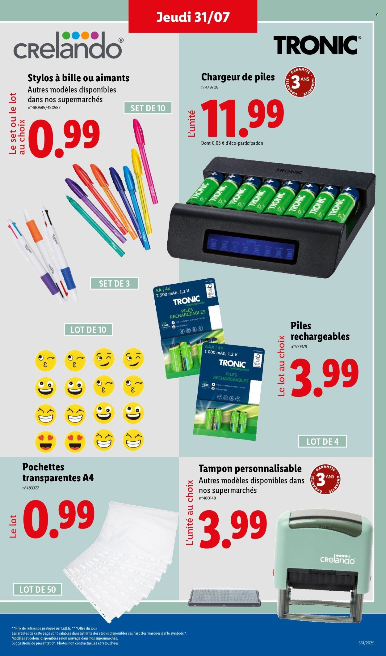 Catalogue LIDL - Les promos de la semaine (2025-07-31 - 2025-08-06)
