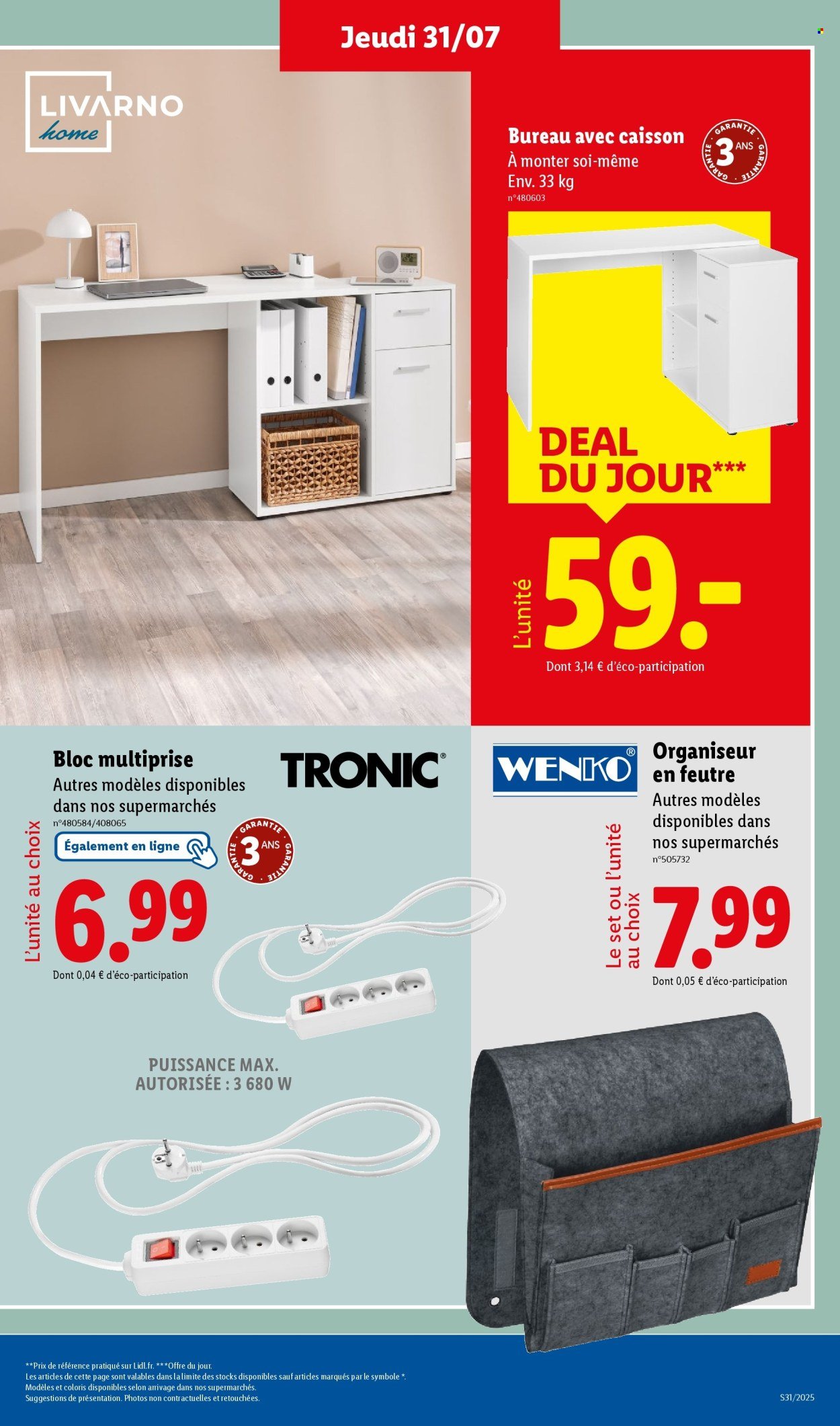 Catalogue LIDL - Les promos de la semaine (2025-07-31 - 2025-08-06)