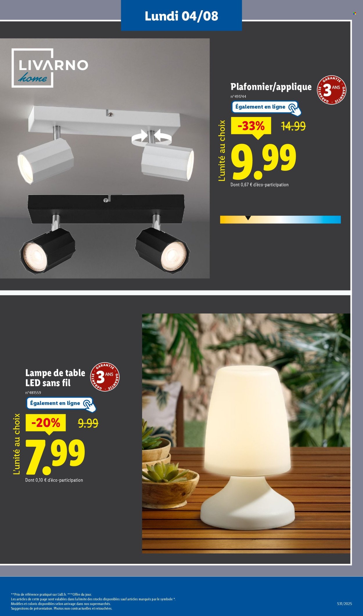 Catalogue LIDL - Les promos de la semaine (2025-07-31 - 2025-08-06)