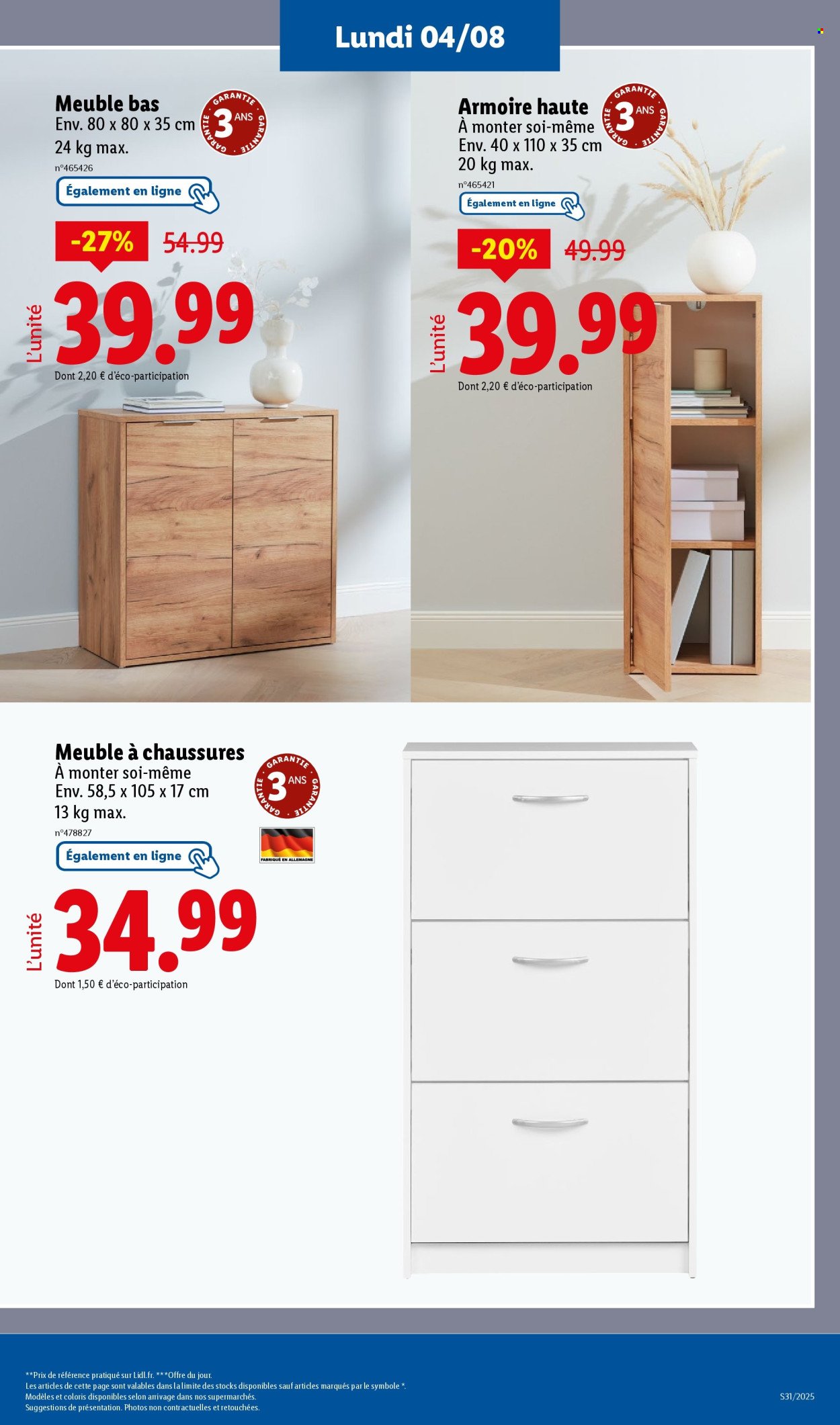 Catalogue LIDL - Les promos de la semaine (2025-07-31 - 2025-08-06)