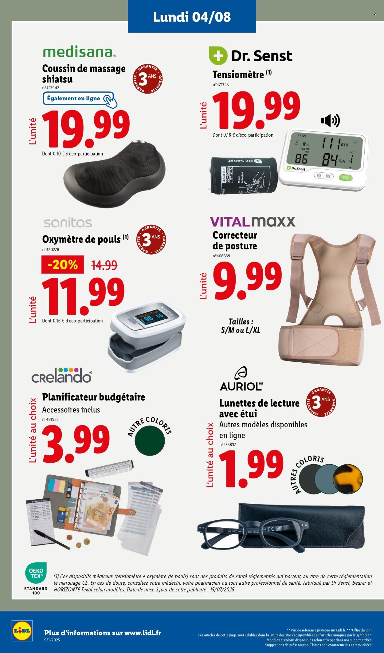 Catalogue LIDL - Les promos de la semaine (2025-07-31 - 2025-08-06)