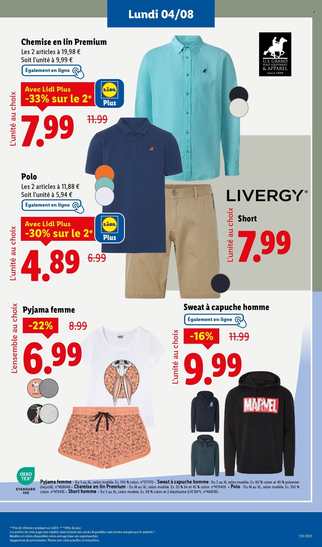 Catalogue LIDL - Les promos de la semaine (2025-07-31 - 2025-08-06)