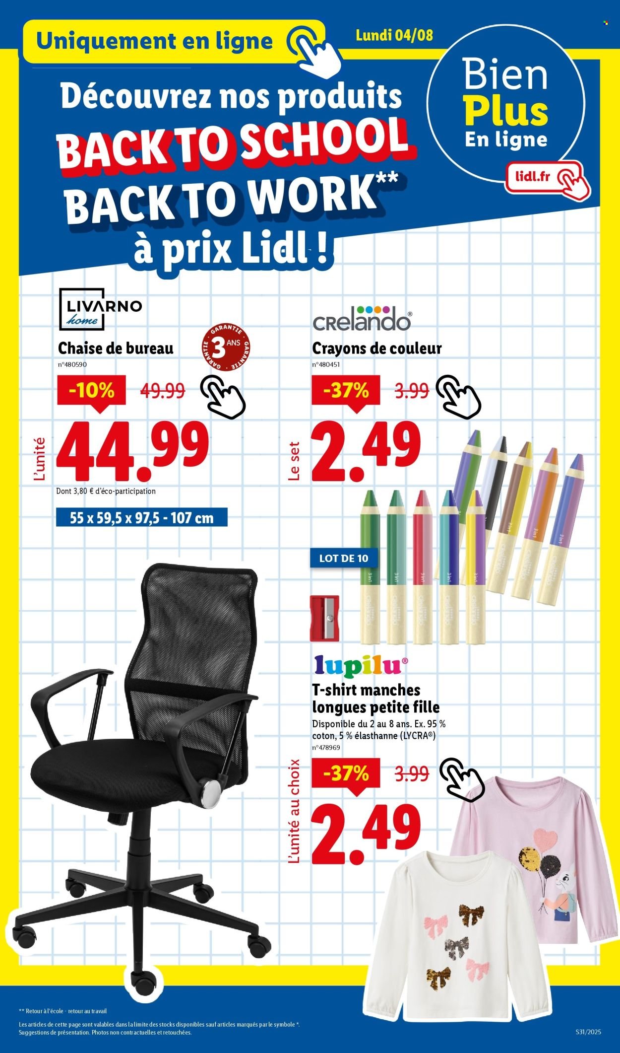 Catalogue LIDL - Les promos de la semaine (2025-07-31 - 2025-08-06)