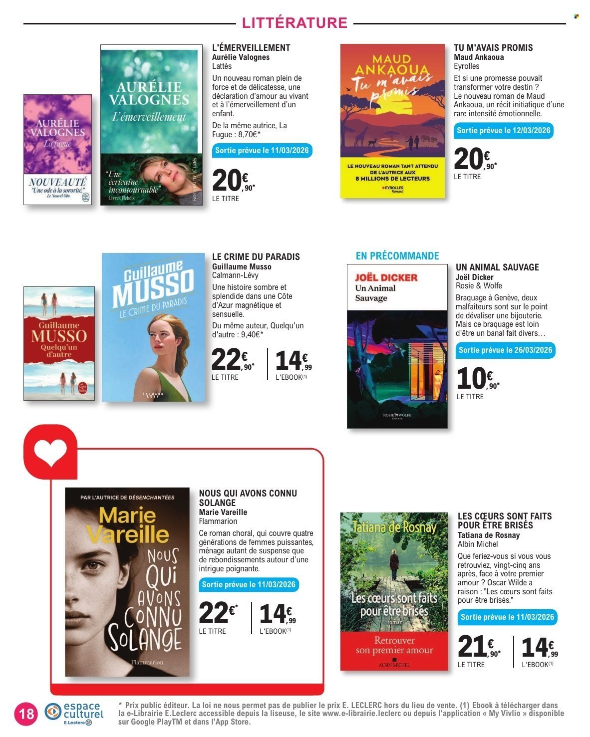 Catalogue E.LECLERC - SELECTION PRINTEMPS (2026-03-10 - 2026-03-28)