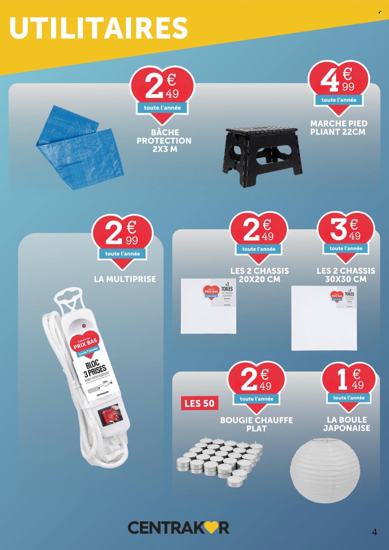 Catalogue CENTRAKOR - Du vendredi 21 août 2026