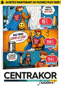 Catalogue CENTRAKOR - Du vendredi 21 août 2026