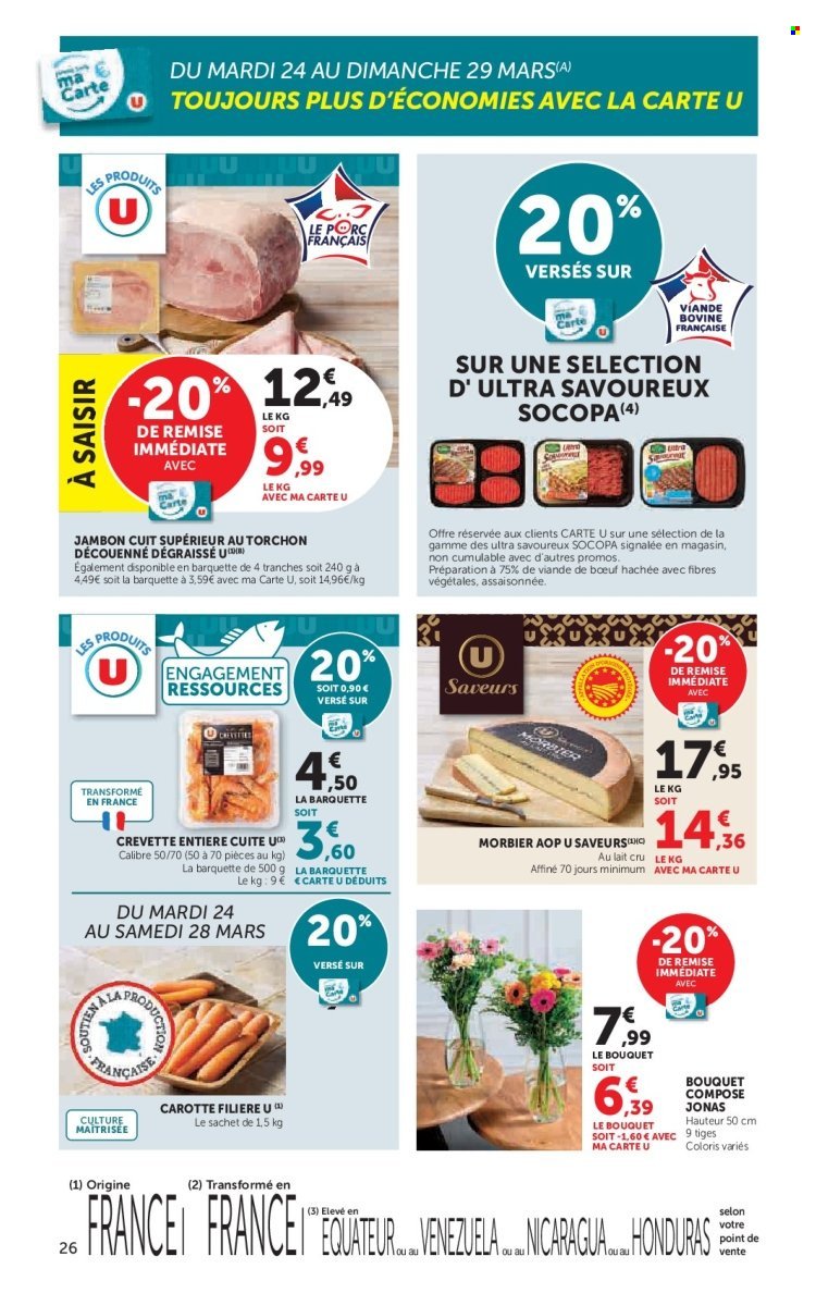 Catalogue SUPER U - Les prix bas de la semaine (2026-03-24 - 2026-04-06)