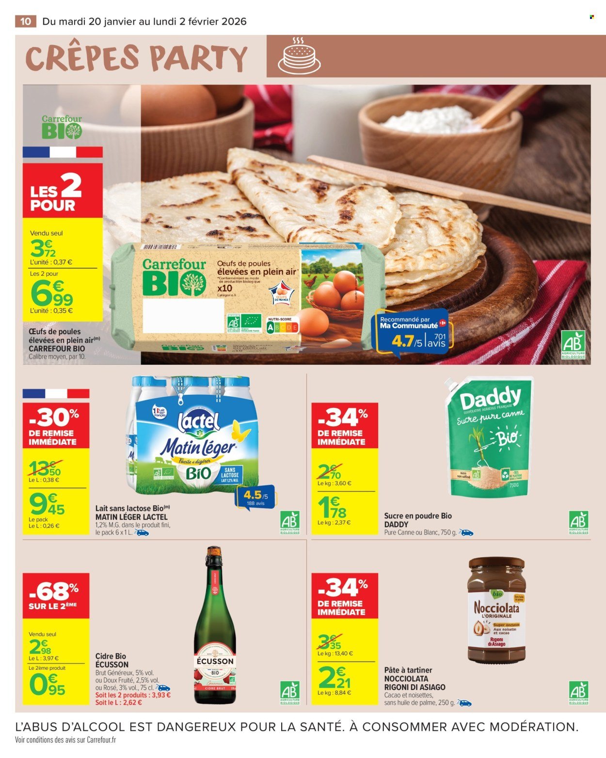 Catalogue CARREFOUR MARKET - CRÊPES PARTY (2026-01-20 - 2026-02-02)