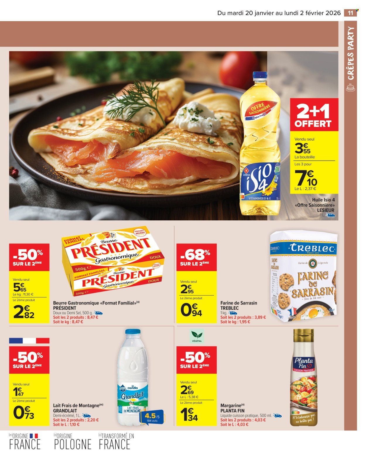 Catalogue CARREFOUR MARKET - CRÊPES PARTY (2026-01-20 - 2026-02-02)