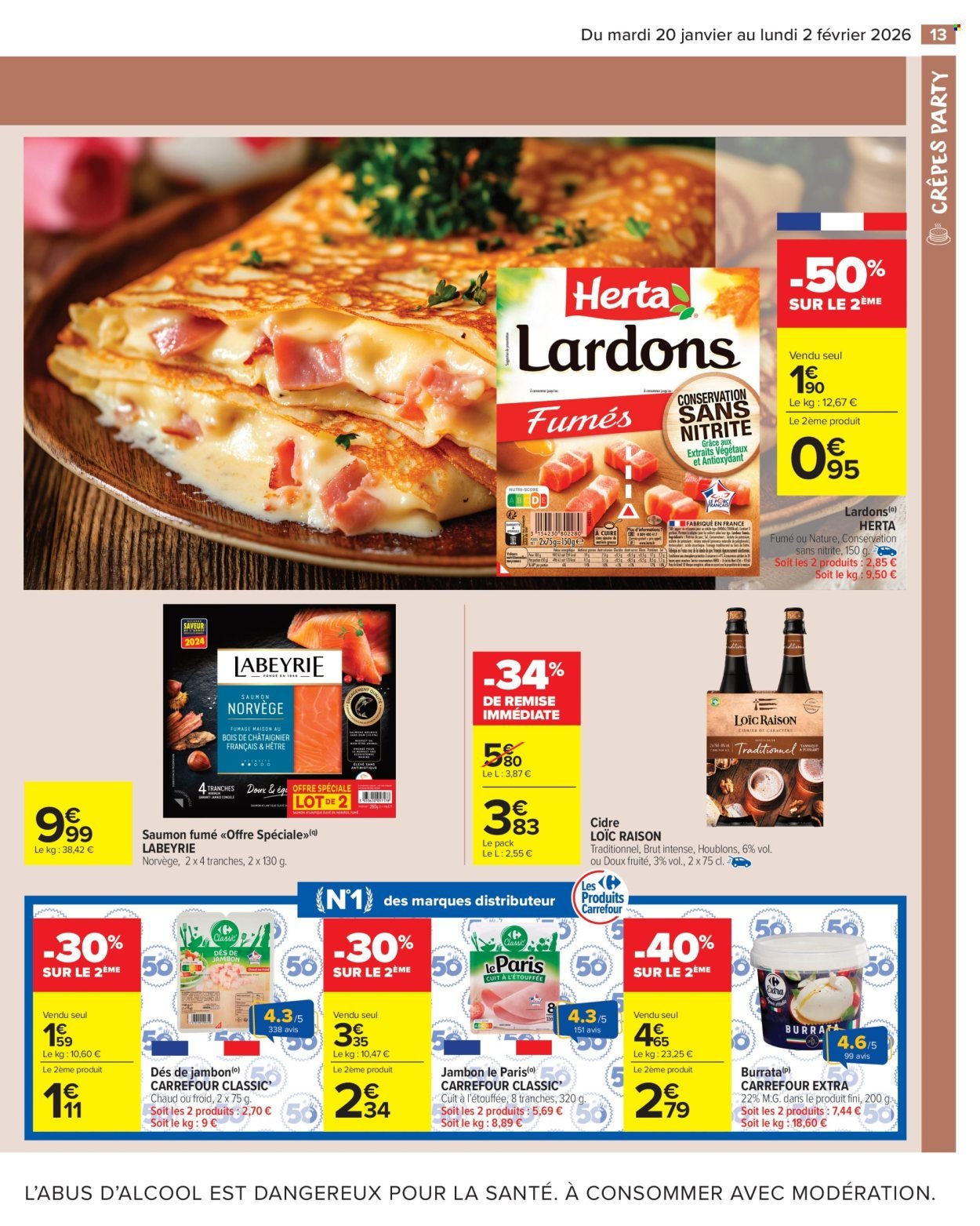 Catalogue CARREFOUR MARKET - CRÊPES PARTY (2026-01-20 - 2026-02-02)