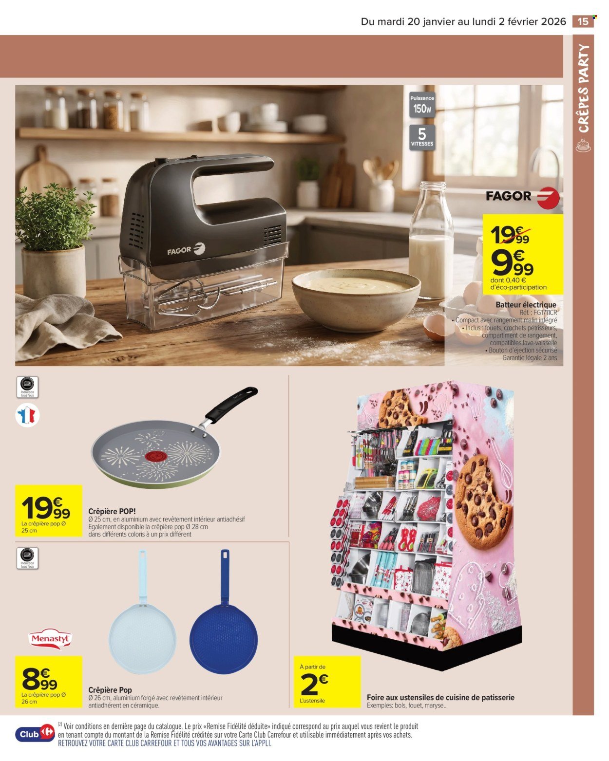Catalogue CARREFOUR MARKET - CRÊPES PARTY (2026-01-20 - 2026-02-02)