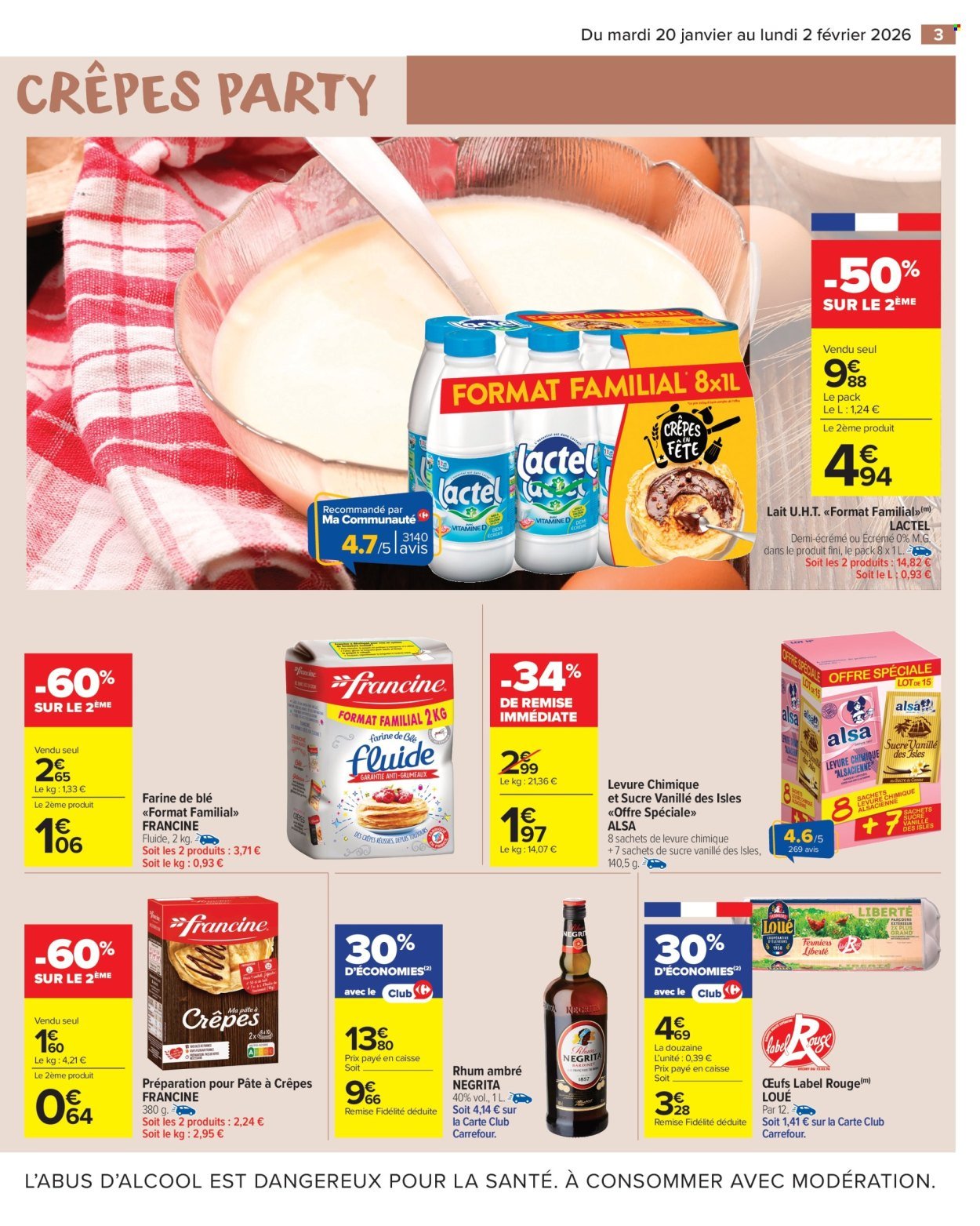 Catalogue CARREFOUR MARKET - CRÊPES PARTY (2026-01-20 - 2026-02-02)