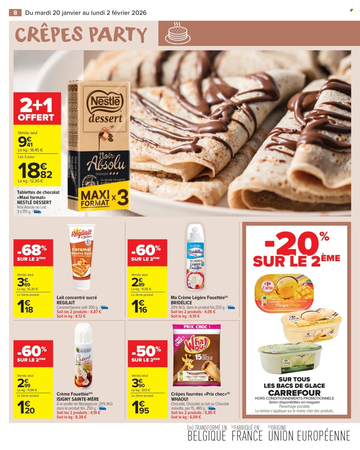 Catalogue CARREFOUR MARKET - CRÊPES PARTY (2026-01-20 - 2026-02-02)