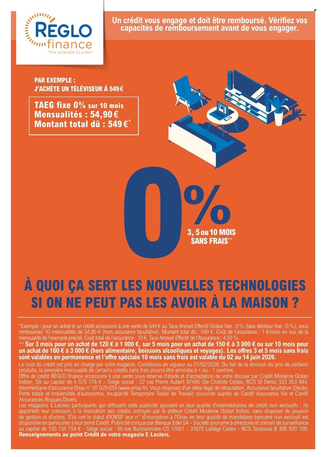 Catalogue E.LECLERC - Du mardi 2 juin 2026