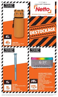 Catalogue NETTO - DESTOCKAGE SEPTEMBRE