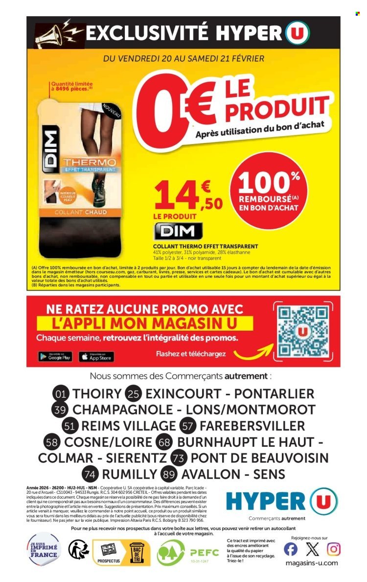 Catalogue HYPER U - Les prix bas de la semaine