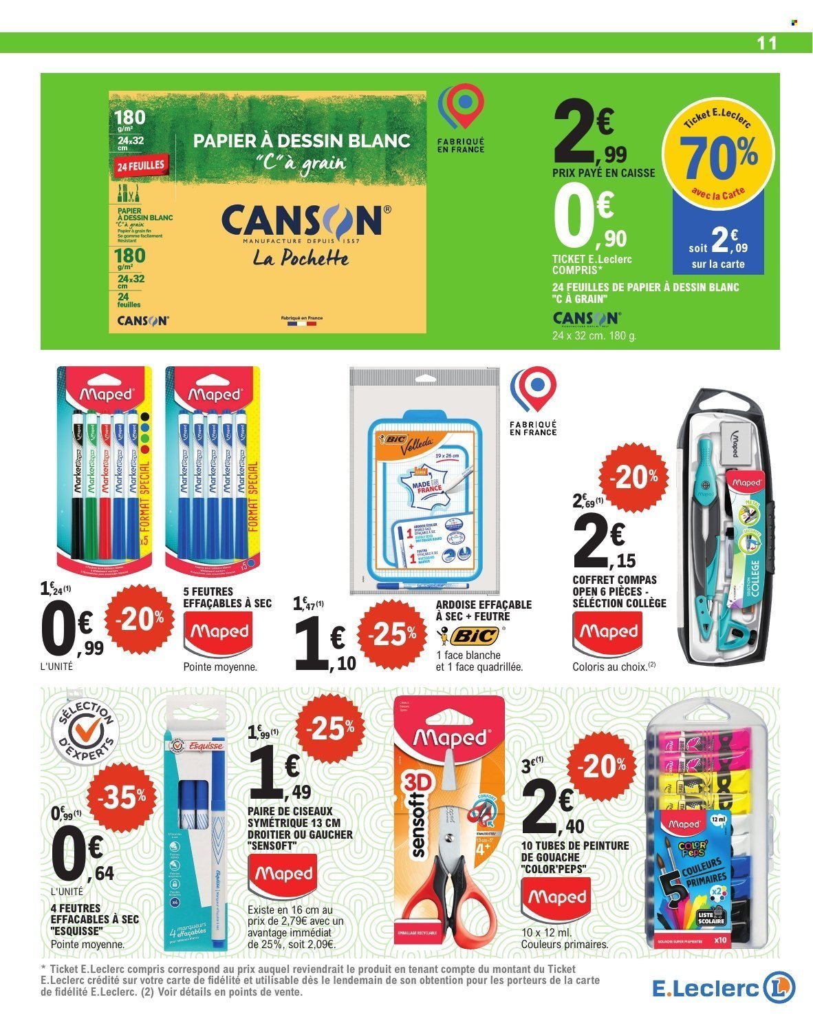 Catalogue E.LECLERC - RENTREE DES CLASSES (2025-07-29 - 2025-09-06)