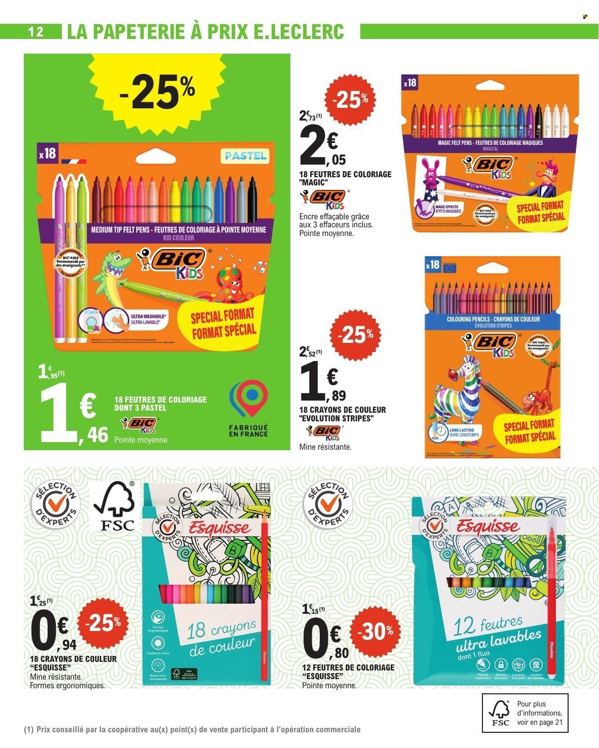 Catalogue E.LECLERC - RENTREE DES CLASSES (2025-07-29 - 2025-09-06)